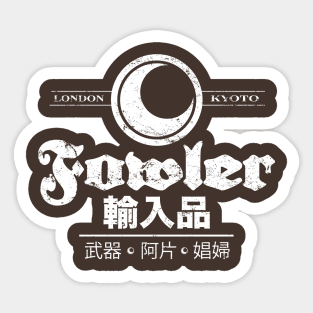 Fowler Imported Goods Sticker